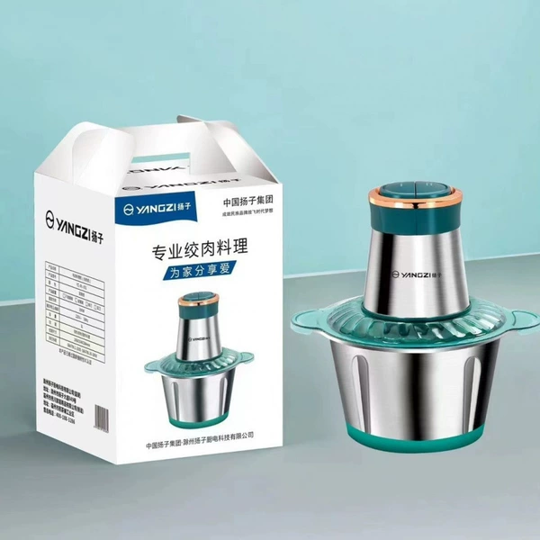 2 liters, 2 speeds, 1 set of knives, green