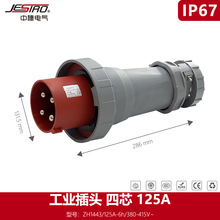 ���ղ��^���I���^������IP67 ��ˮ���m��ȼ ZH1443 4P  125A IP67