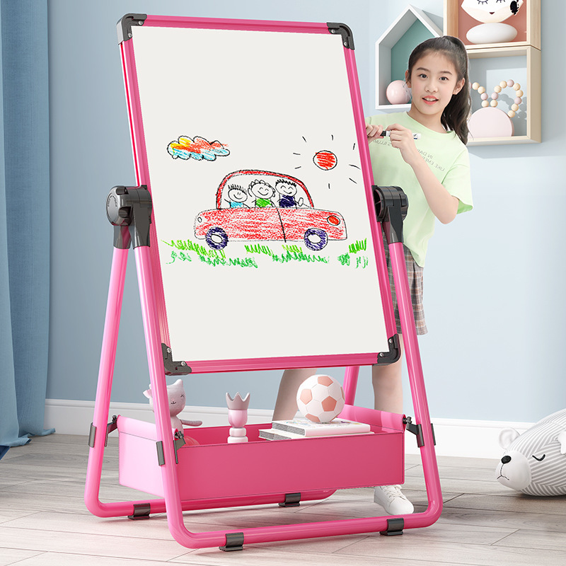在庫あり、子供用お絵かきボード、磁気玩具、スタンド式小型黒板、ホワイトボード、落書き、消せる絵板、インタラクティブ磁気吸着|undefined