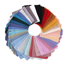 跨境速卖通新款春季女包头围巾雪纺单色方巾围巾马来方巾一件代发