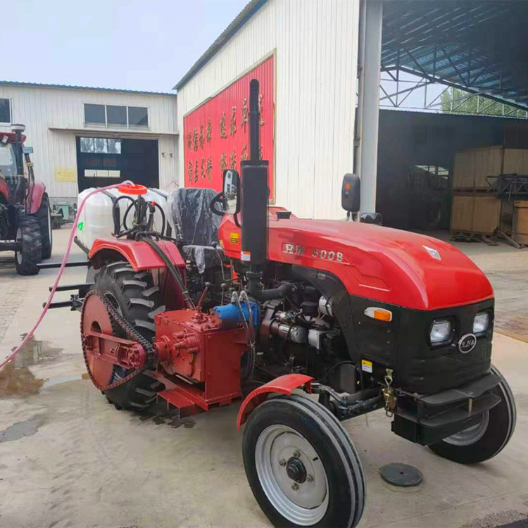 皮带传动双锯片切缝机管道工程开沟机拖拉机牵引水泥路面开槽机