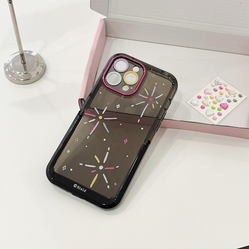 Colorful fireworks DIY diamond stickers suitable for iPhone 14 Pro Max Apple 13 phone case 12 holder_voghion.com