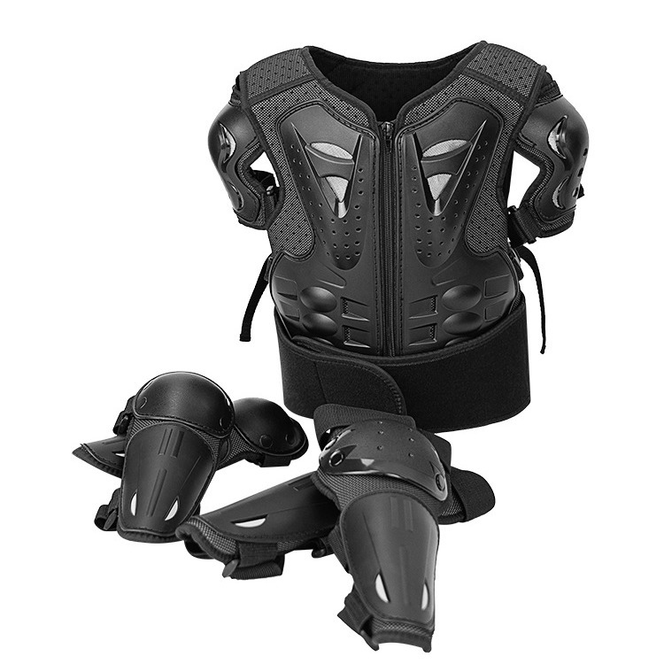 Armadura de coche de equilibrio para niños, armadura de motocicleta para niños, armadura de rodillas para bicicletas, armadura de pecho, armadura protectora