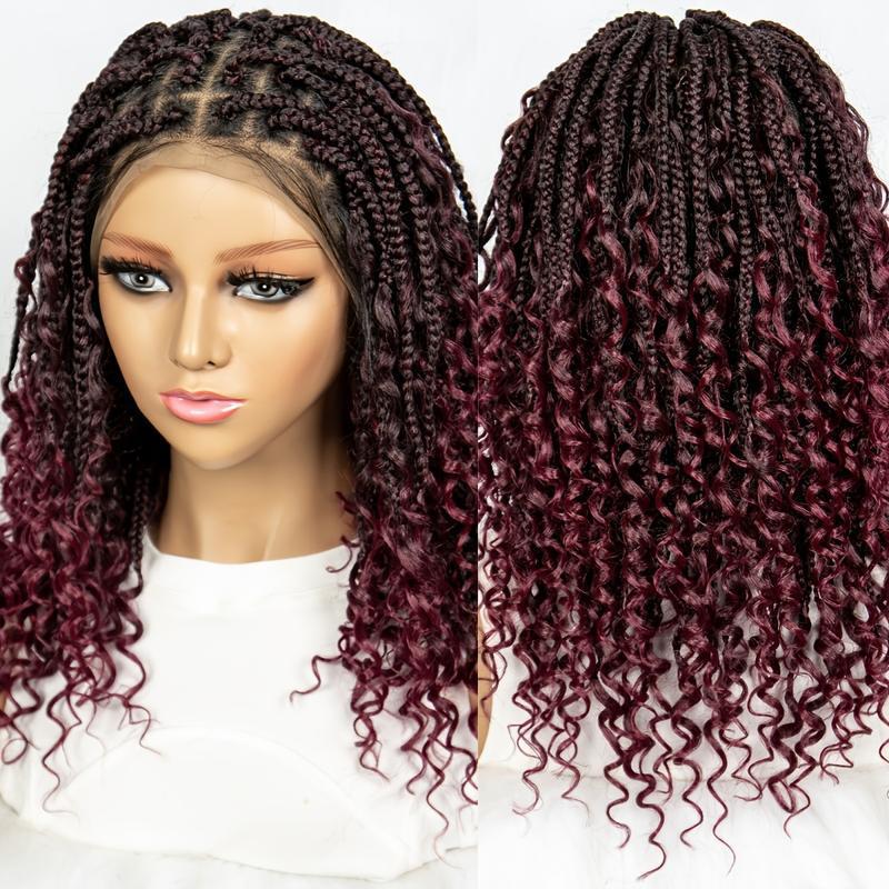 M 34 Elegant Full Lace Goddess Wig Medium Length Curly