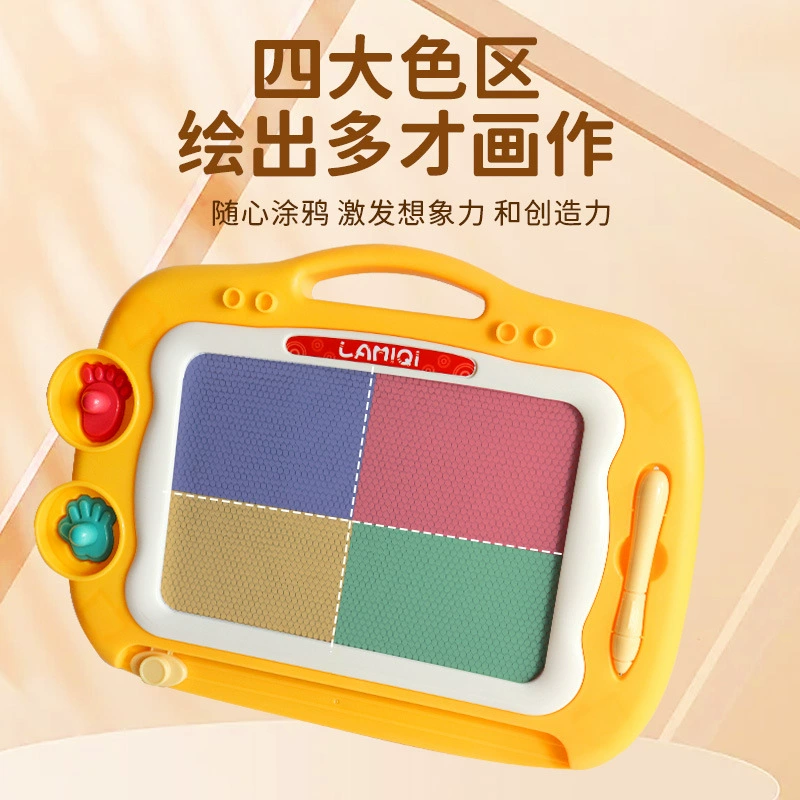 Большая магнитная доска для рисования, игрушка, граффити, 3–6 лет
