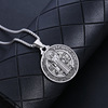 Accessory hip-hop style for beloved, pendant stainless steel, necklace suitable for men and women, European style