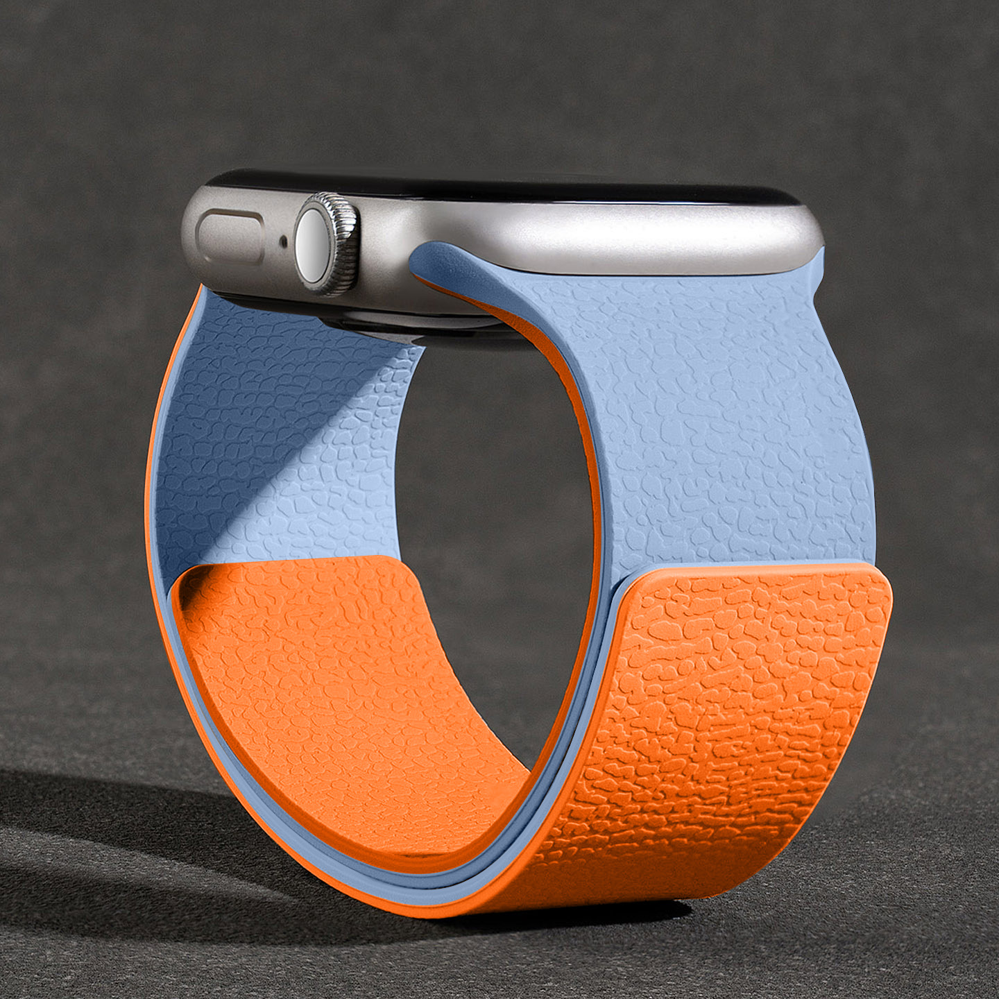 Aplicable a Apple S11 correa litchi iwatch10 color matching S9 absorción S8 silicona S10 nuevo SE deporte