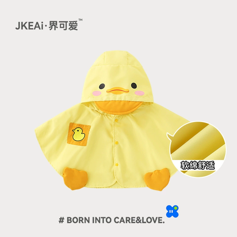 B.Duck, детский милый плащ-тренч для новорожденных, удобный тёплый плащ с капюшоном, новая коллекция