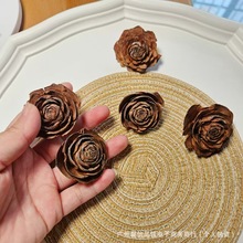 木玫瑰松果松塔天然干花干果植物标本相框装饰永生花花环配材料