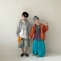 宽松夏季儿童连帽户外服