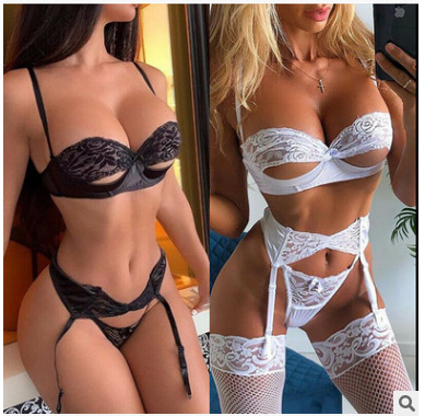 Two-piece sexy panties underwear bra set