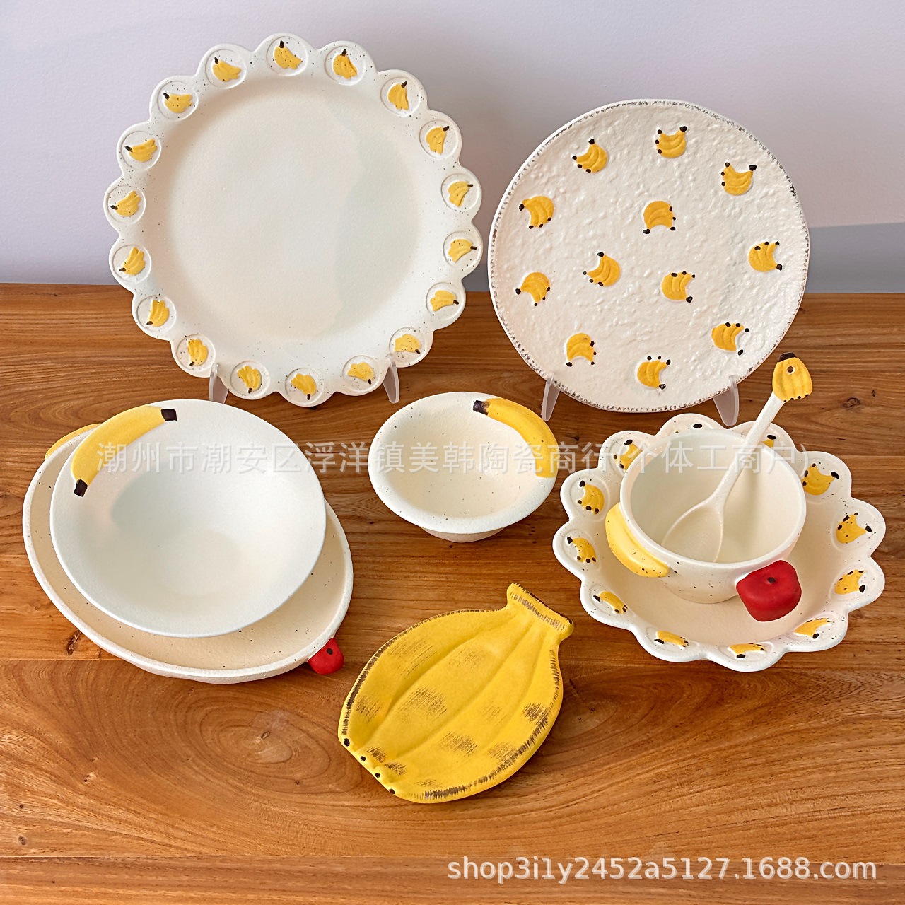 Ceramic tableware for home use, soup bowl, dinner plate, high-quality style, DIY