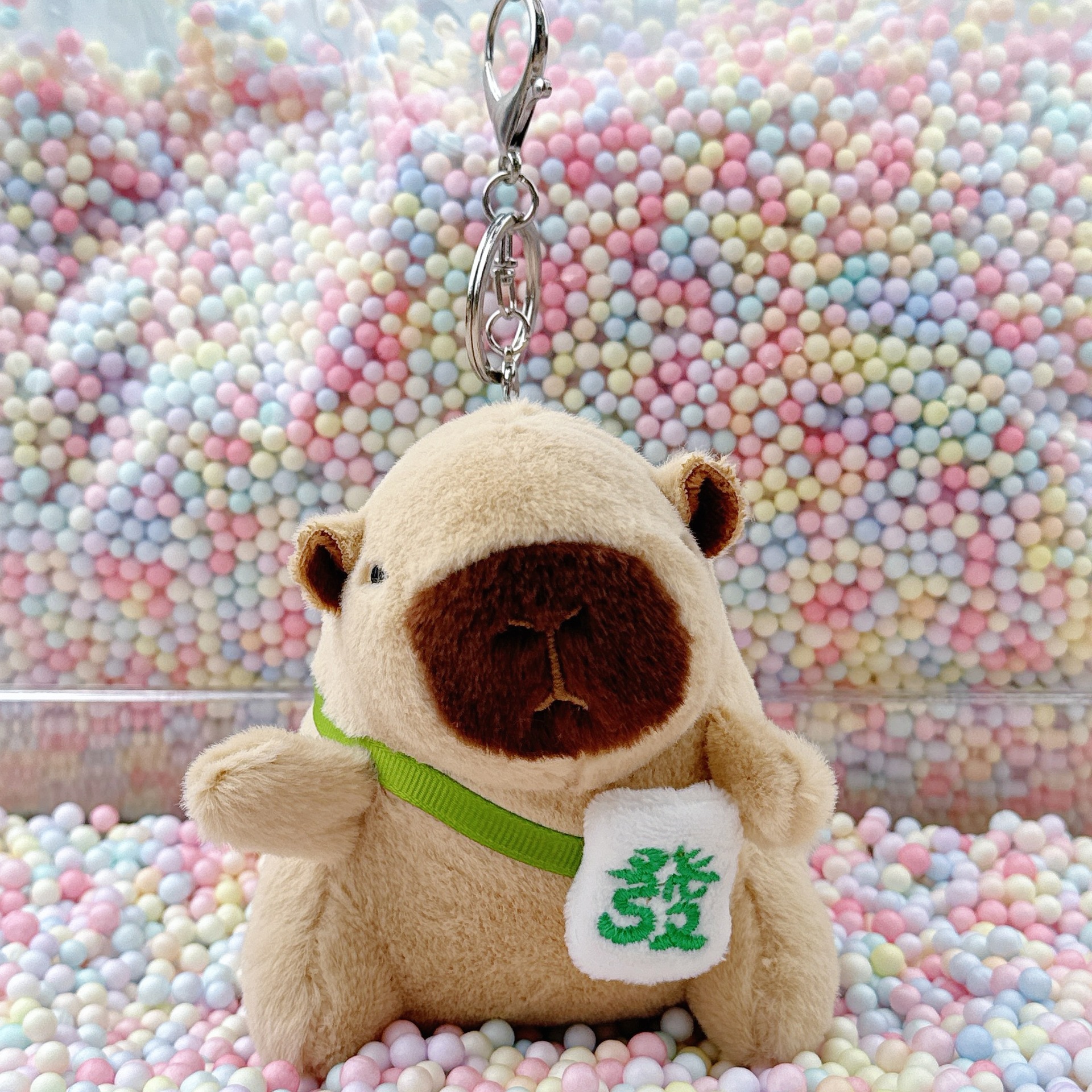 라이트 브라운 그린 포춘 카피발라 + 실버 버클