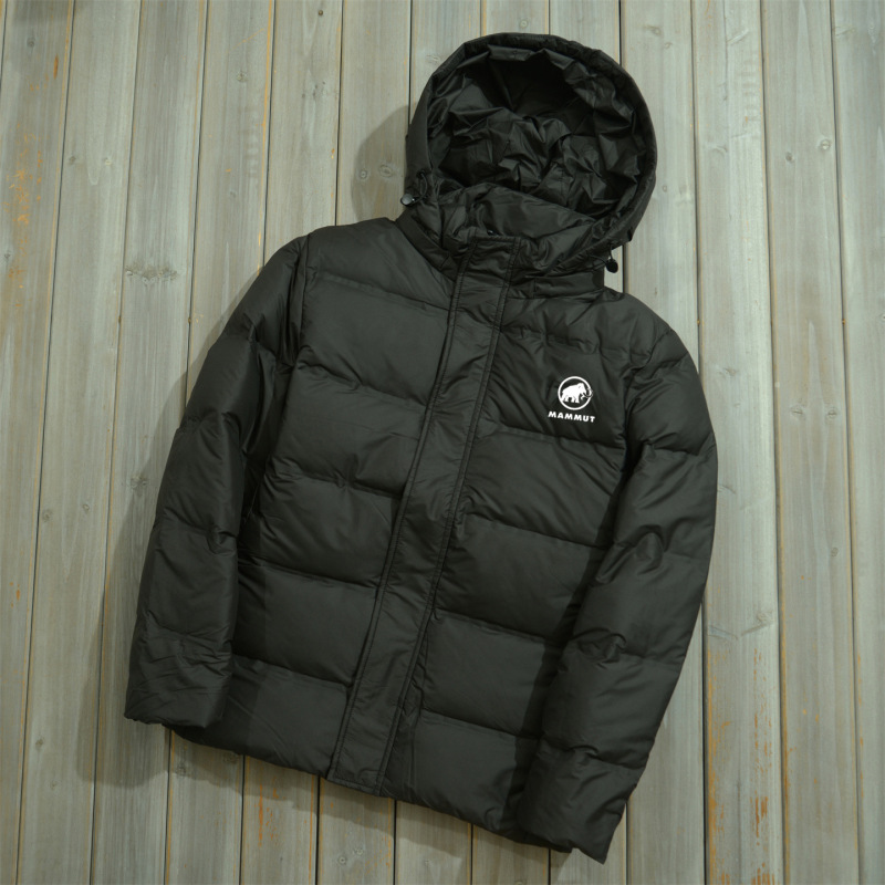 2025 Winter Mammoth Loose-Fit Puffer Jacket 80% down Thickened Warm Duck down Coat with Hood