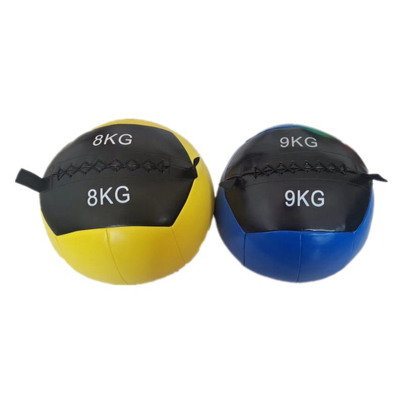 Pelota medicinal para Fitness, pelota medicinal suave para entrenamiento deportivo para adultos y niños, pelota medicinal de rehabilitación no elástica, pelota medicinal de equilibrio, pelota de pared