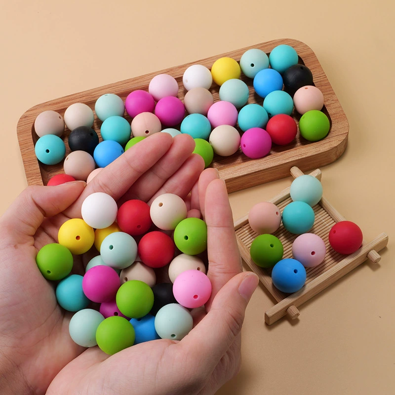 Silicone round beads, children's pacifier for correct bite, (Physicals), wholesale
