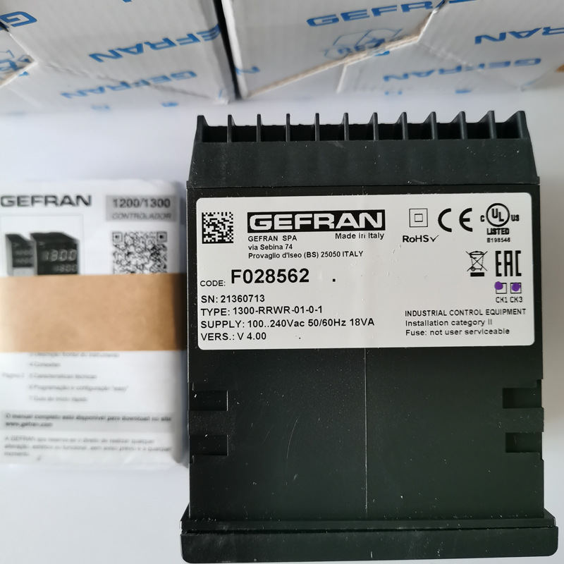 意大利GEFRAN杰佛伦控制器1300-RRWR-01-0-1数显表F028562