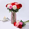 Net Red Bobo Simulation Single Rose Living Room Home Decoration Artificial Pooxing Rose Pagot Wholesale