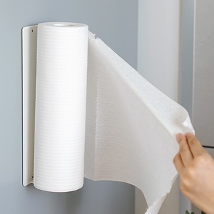 Japanese magnetic suction paper towel rack towel rack non-perforated toilet roll paper rack wall-mounted magnetic suction refrigerator rack wholesale