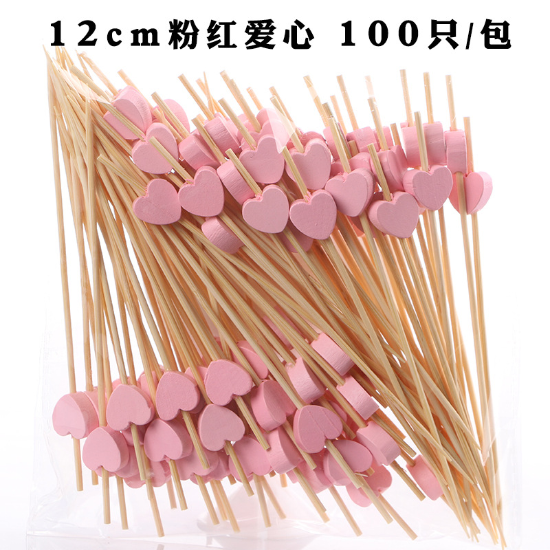 Fruit stick desechable flor stick