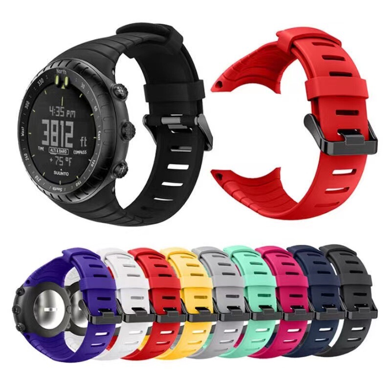 Applicable to songtuo SUUNTO Core series TPU strap songtuo Core sports silicone watch strap Applicable to songtuo SUUNTO Core series TPU strap songtuo Core sports silicone watch strap
