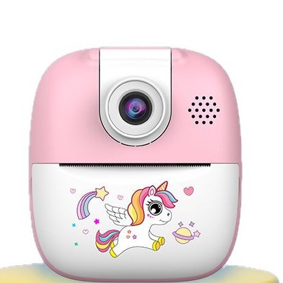Transfronterizo nueva cámara digital Polaroid mini cámara de dibujos animados HD 2400W píxeles cámara de impresión térmica