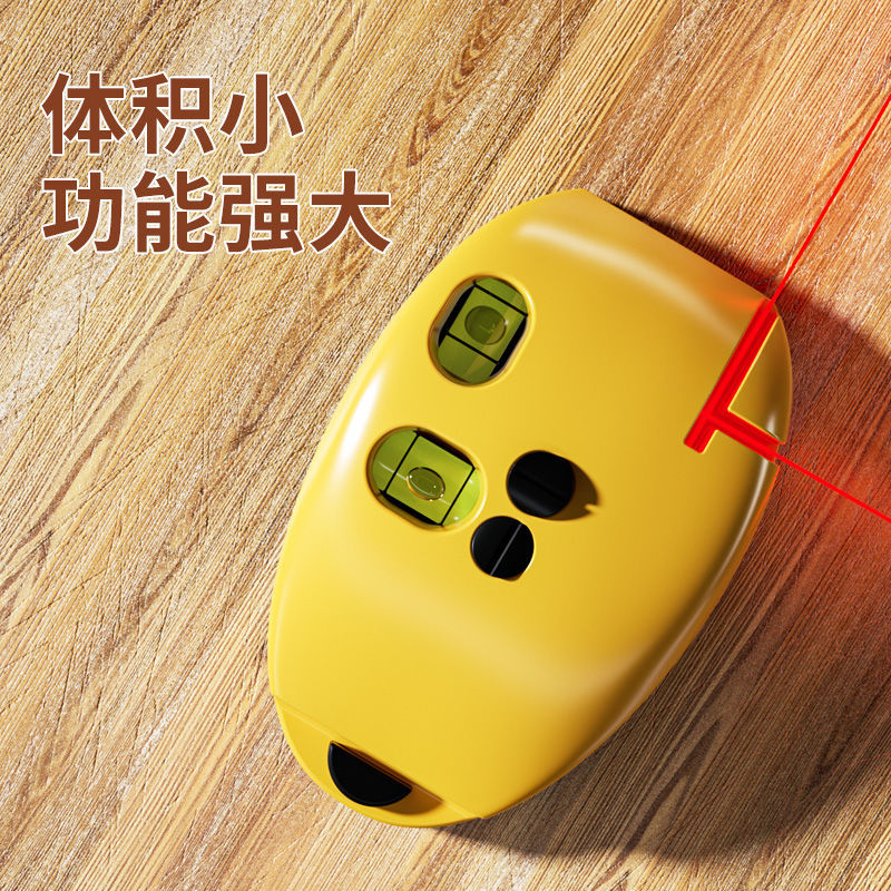 Nivelador láser infrarrojo, metro de tierra, tambor de tinta, luz intensa, dispositivo automático de alta precisión, nivel mini pequeño