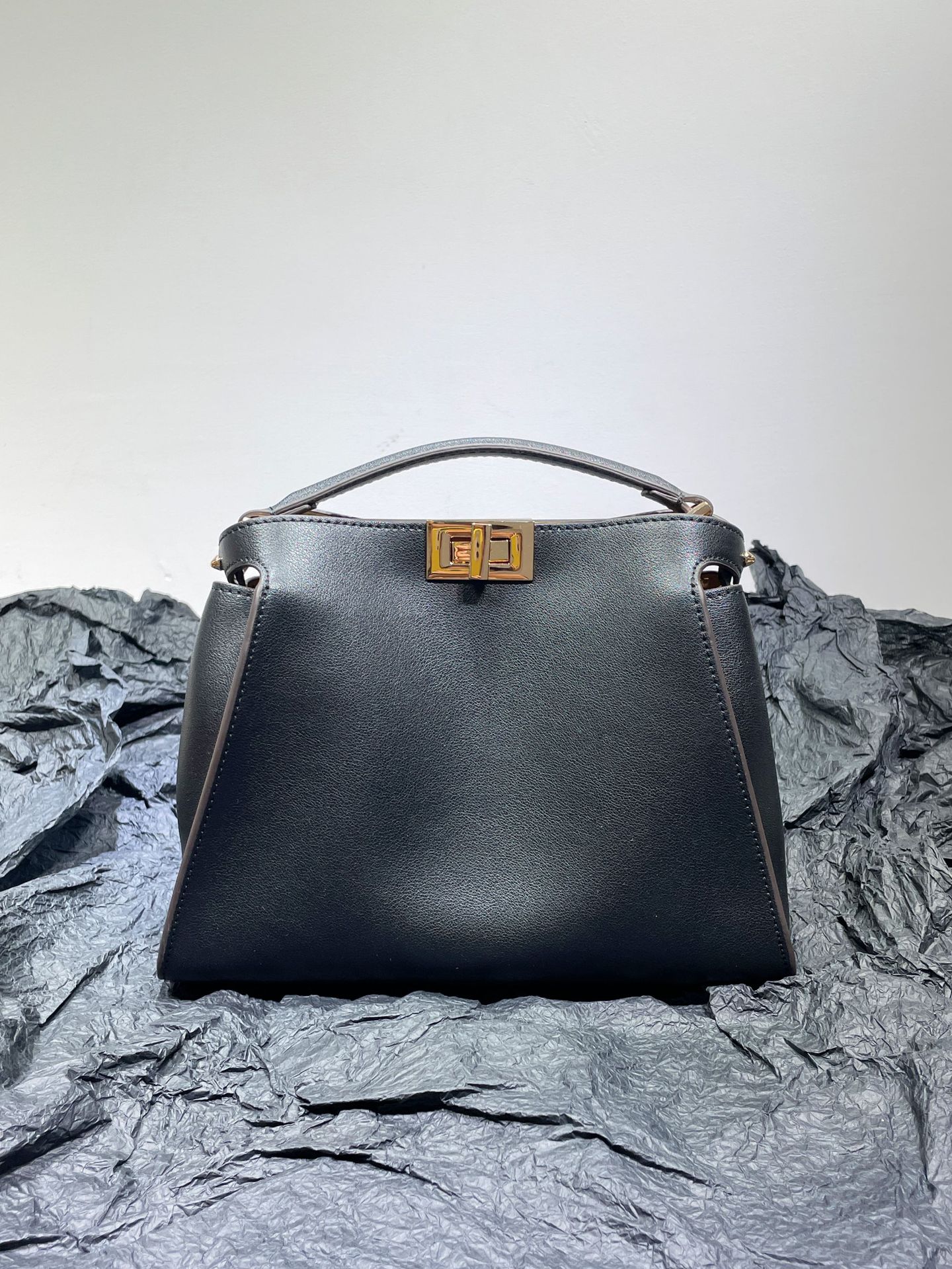 2023 New Classic Genuine Leather Cat Bag Handbag Shoulder Crossbody Bag For Women With Lock Cowhide Leather Purse - Thumbnail 8