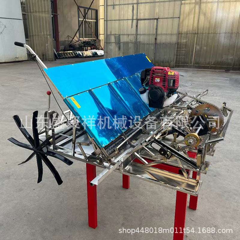 盛聚祥机械栽苗机手扶步进式水稻插秧机自动摆动高速秧苗种植机