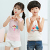 summer children supple vest Boy Thin section Sleeveless Female baby modal Stretch cotton Bottoming coat