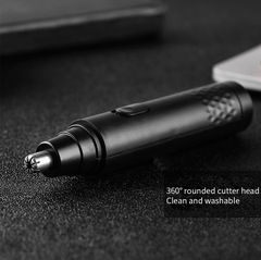 跨境防水男士電動剃鼻毛器USB充電式刮鼻毛剪電動鼻毛修剪器廠家