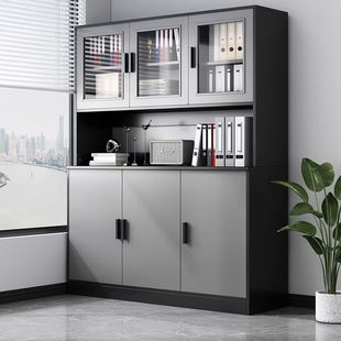 Bookcase Home Living Room Wall Storage Cabinet Office File Cabinet Information Cabinet File Cabinet Wooden Storage Cabinet