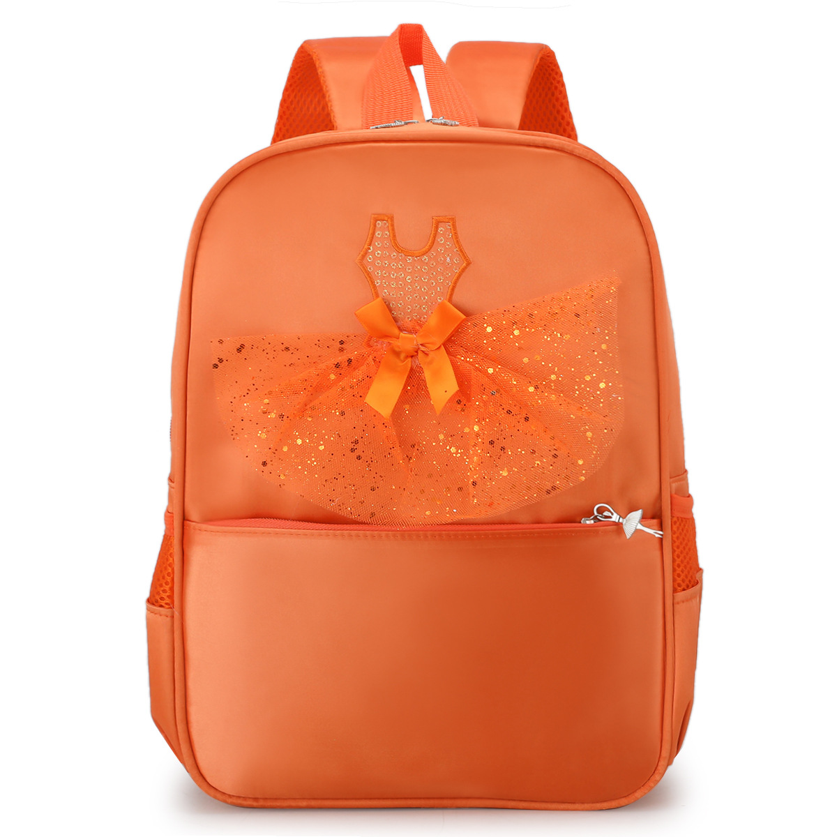 Bolso de baile con falda de lazo dulce Bolso de baile para niña de gran capacidad de moda 2025 nuevo estilo mochila para niños marea