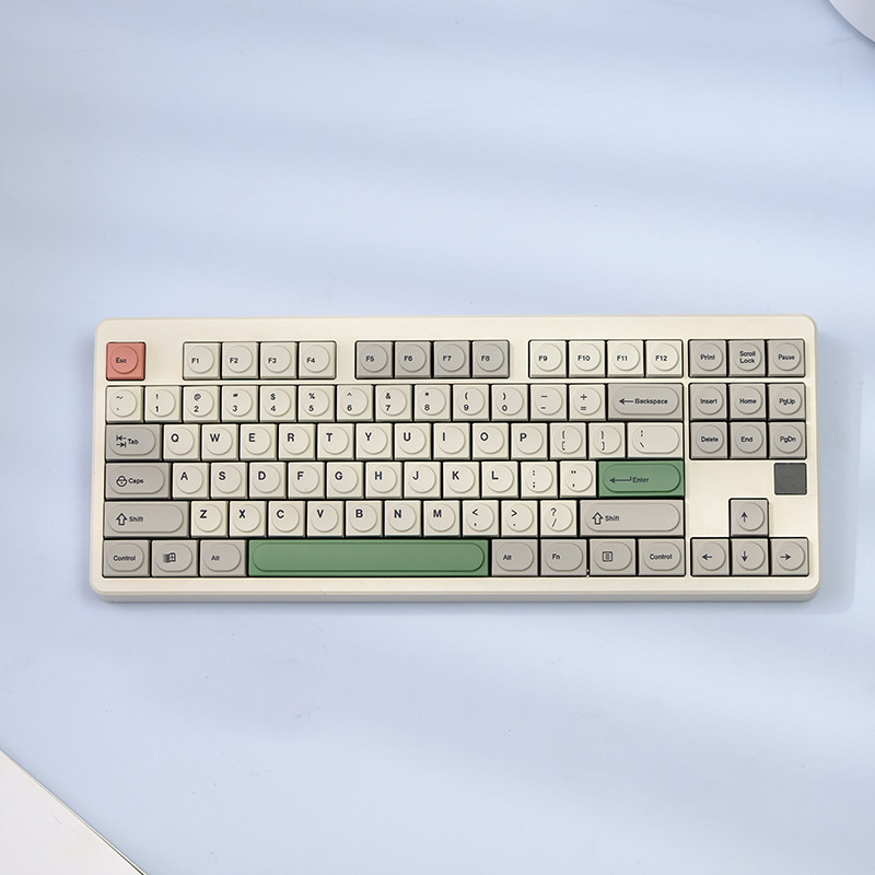 レトロ風9009積み木高さ玩具キーキャップPBT熱昇華機械キーボード小フルセット低軸キーキャップ丸|undefined