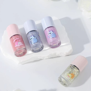 Fingertip diary BG391 small turtle water-based nail polish baking-free flash sequins ice through tear polish nail art