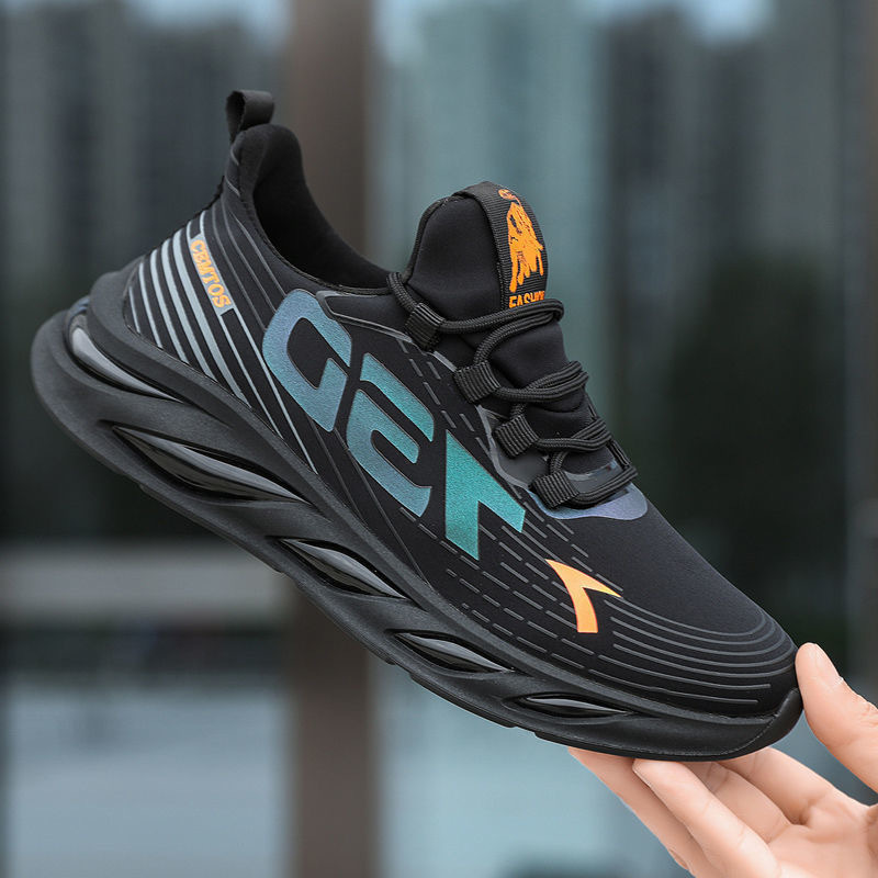 2024 New Black Shallow Mouth Men's Shoes Old Beijing Cloth Shoes Breathable Men's sneaker Casual Shoes Men's Shoes