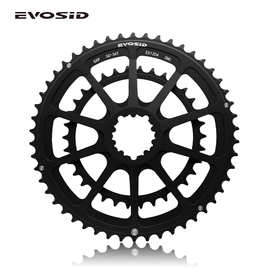 EVOSID公路车齿盘11 12速折叠牙盘24速中空曲柄菊花盘双盘34/50
