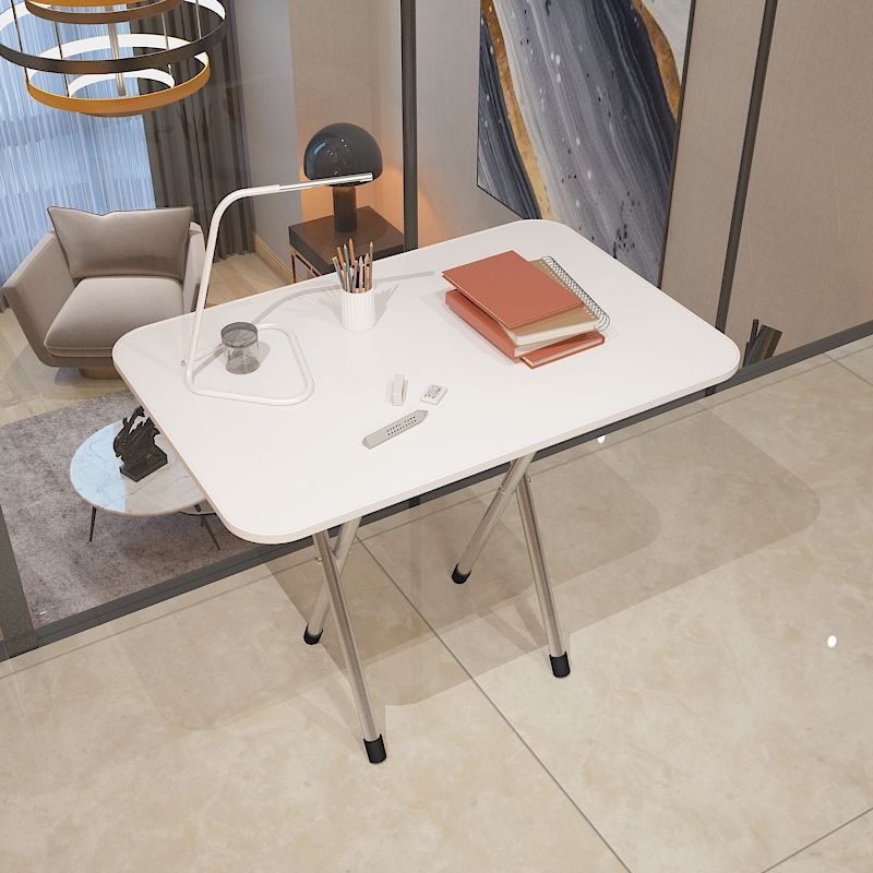 Mesa plegable simple portátil rectangular contra la pared pequeña mesa dormitorio de alquiler mesa de comedor pequeña mesa cuadrada al aire libre