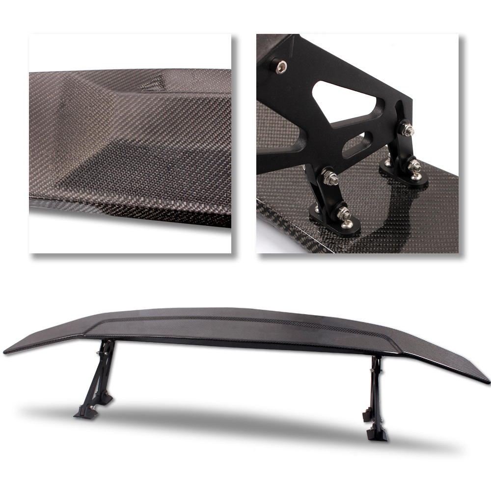 Car Modification Accessories Sedan Exterior Rear Wing Real Carbon Fiber Fixed Wing Rear Spoiler