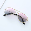 Children's trend metal fashionable glasses solar-powered, sunglasses, wholesale