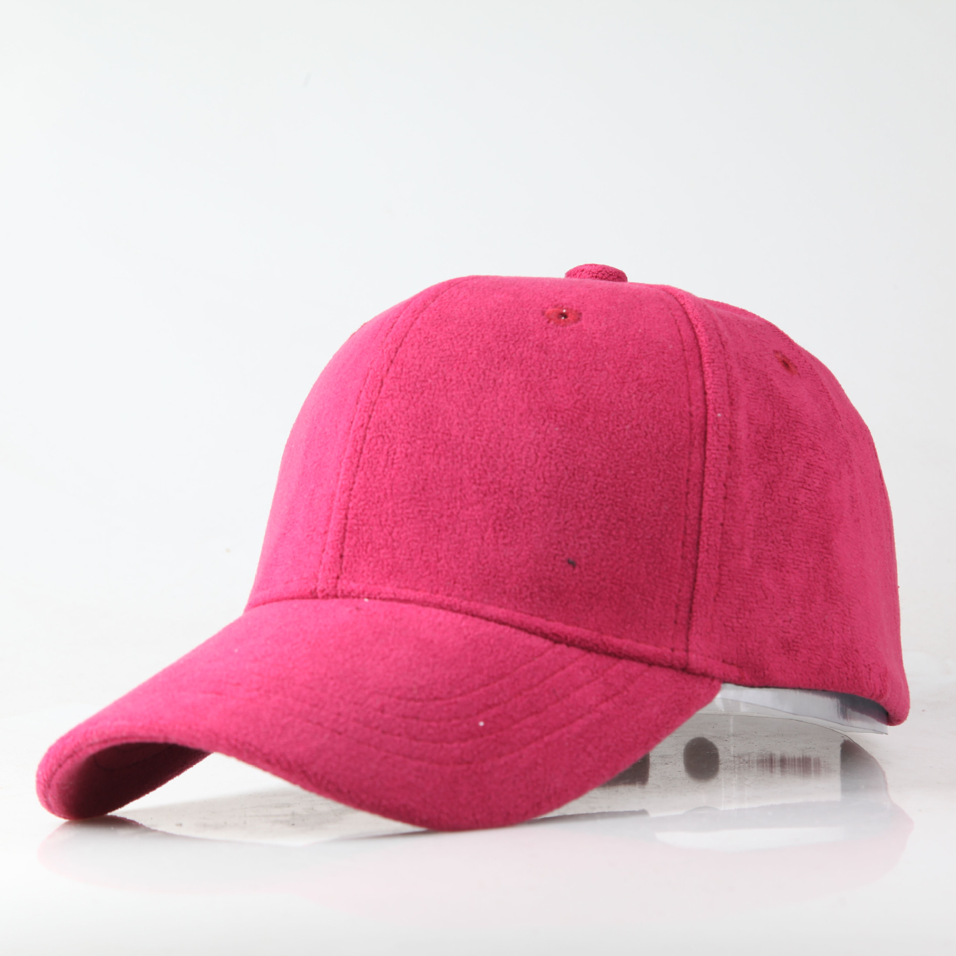 Unisex Basic Classic Style Solid Color Curved Eaves Baseball Cap display picture 2