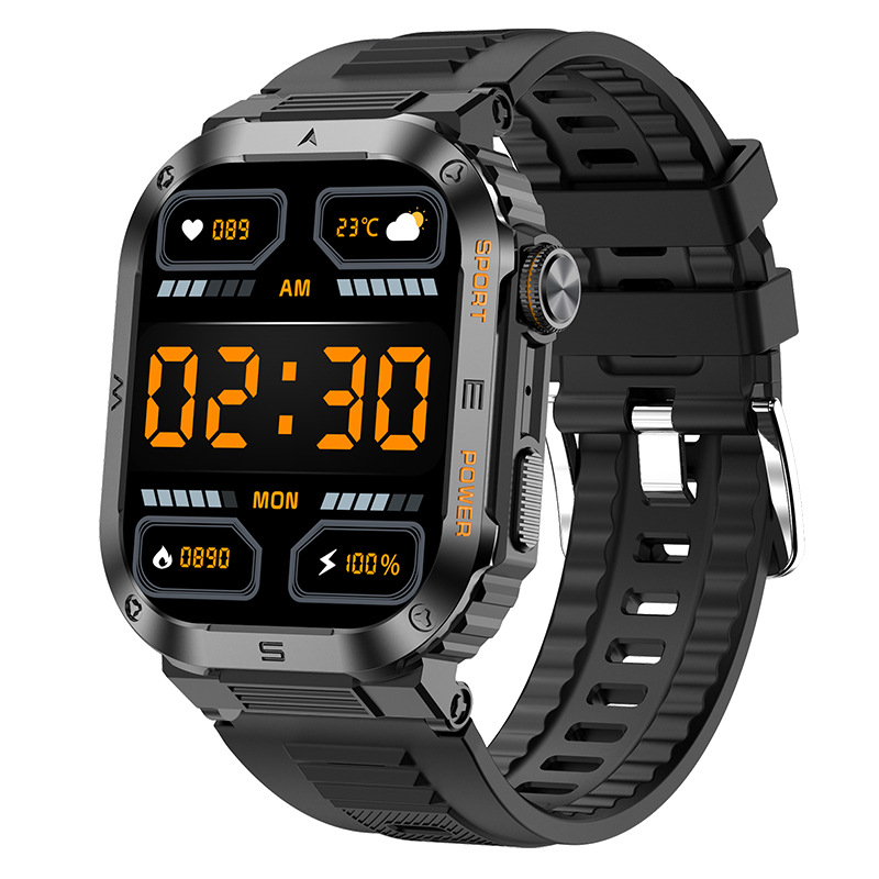 Nuevo reloj inteligente T39 transfronterizo, reloj inteligente de tres pruebas, llamada Bluetooth, reloj inteligente de monitoreo de salud deportiva