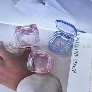 定制 小样透明 腮红 高光盒 试色diy 分装 彩妆包材
