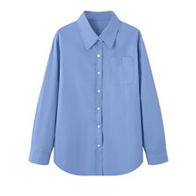 现货2025秋季新款宽松休闲气质通勤时尚百搭纯棉衬衫女 5GA123041