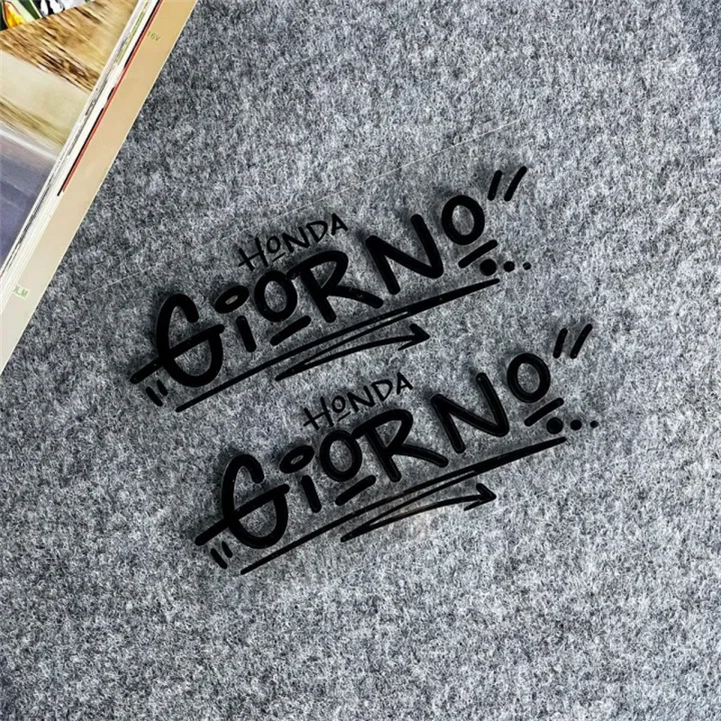 Giorno 자동차 앞 스티커 블랙 페어