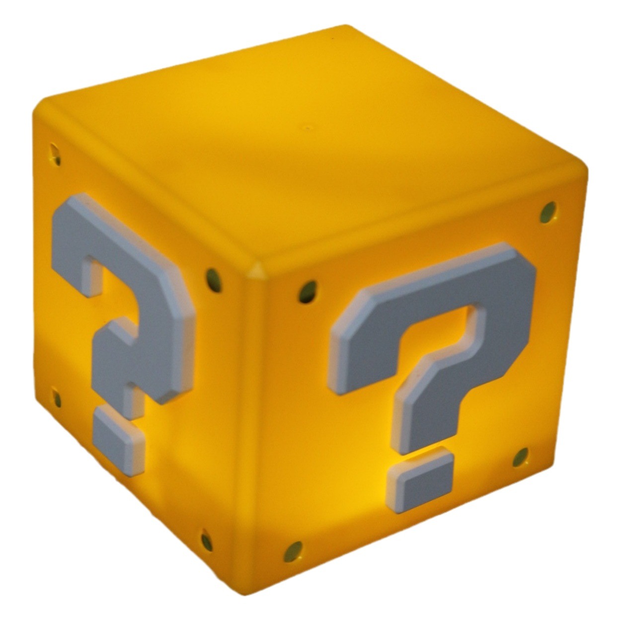 Lámpara de Ambiente con Signo de Interrogación Colorida de Mario, Tercera Generación, para Dormitorio de Videojuegos, Original, Tamaño Completo, Regulable, Estilo Gaming