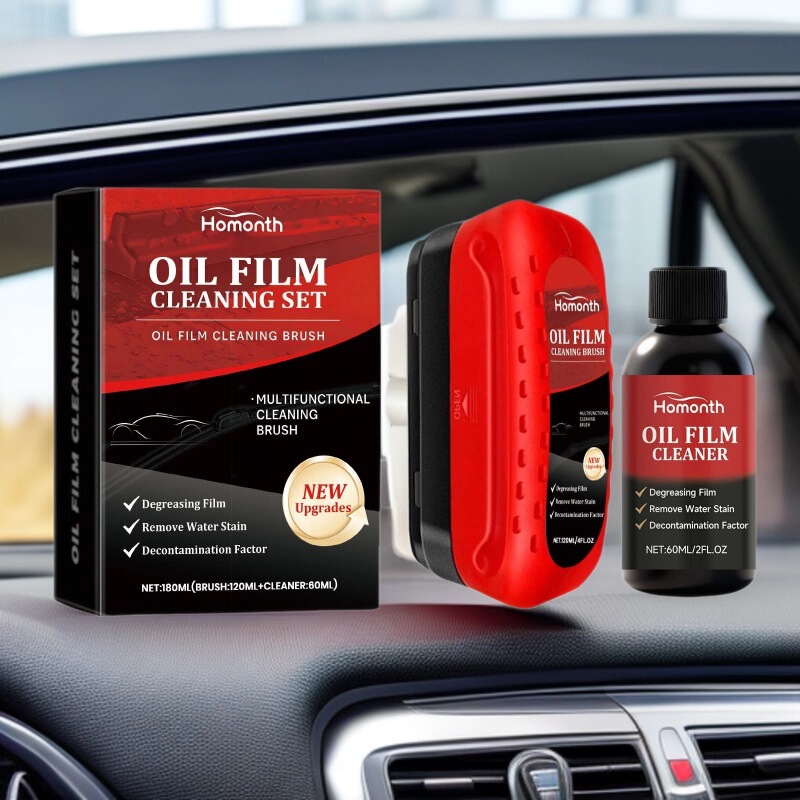 Homonth Oil Film Cleaning Kit Convenient Cleaning Kit for Car Windshields, Windows, and Rearview Mirrors Homonth Oil Film Cleaning Kit Convenient Cleaning Kit for Car Windshields, Windows, and Rearview Mirrors