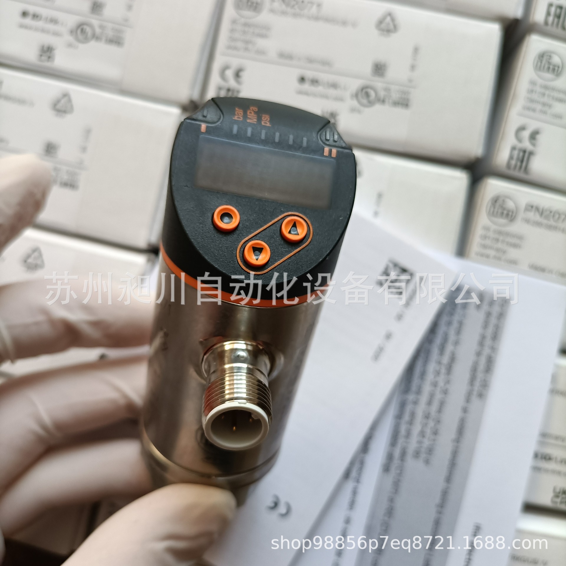 IFM易福门 PN3071 带显示屏的压力传感器全新原装正品特价 议询