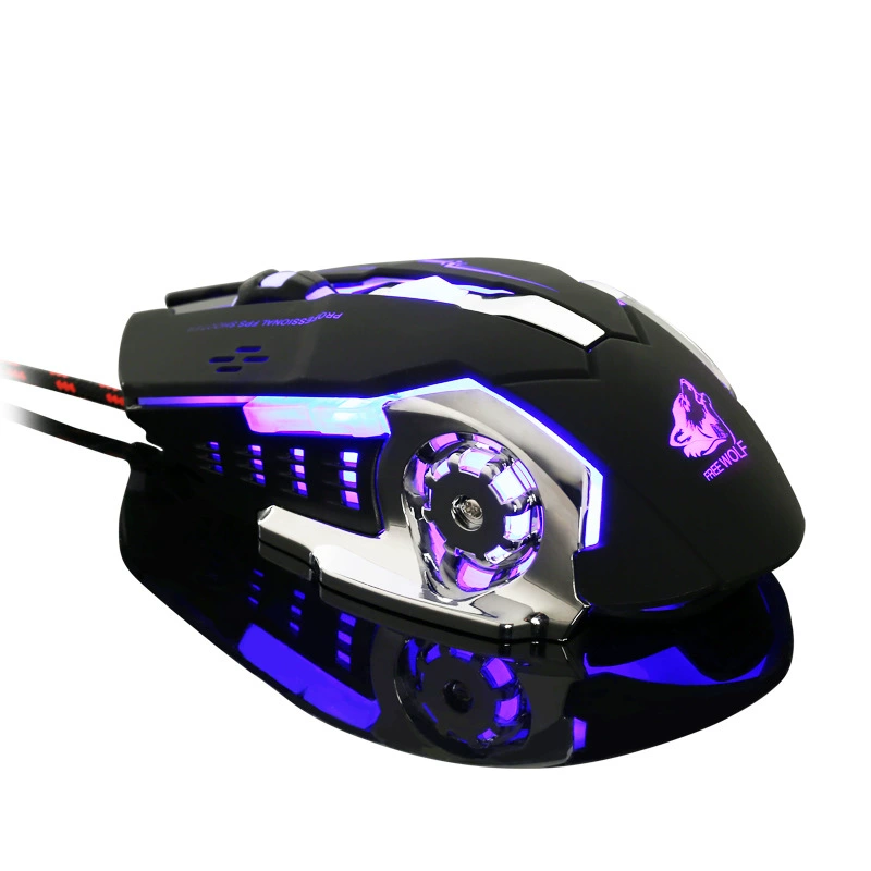 Liberty Wolf V5 проводная игровая мышь для настольного ПК, киберспорт, оптовая поставка
