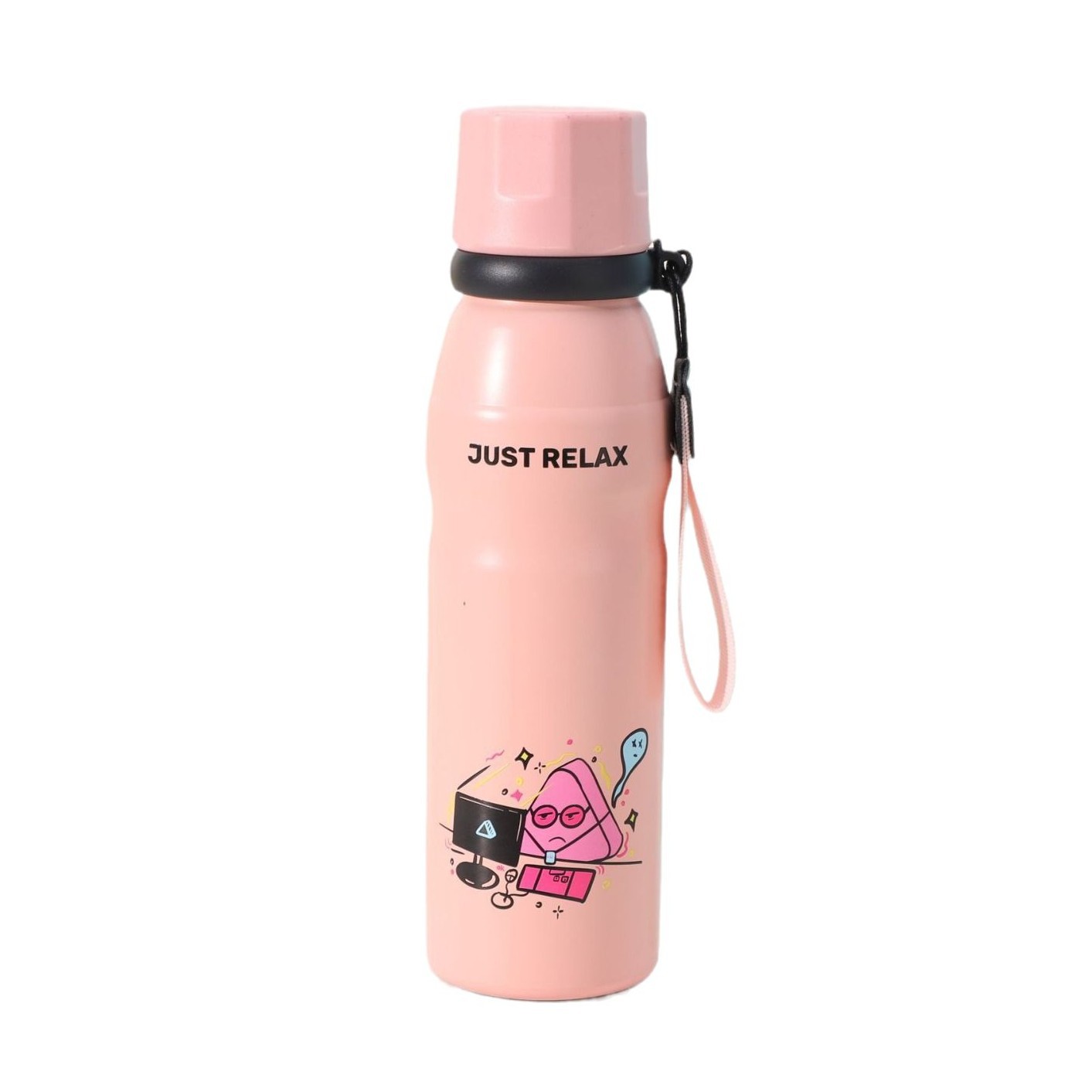 Customized 316 Stainless Steel Insulated Cup, Cute And Stylish For Girls, With Handle, Portable Outdoor Straw Top Quality Water Cup_voghion.com